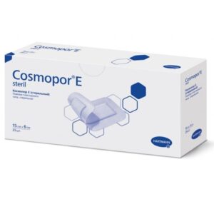 Повязка пластырного типа, послеоперационная, стерильная Hartmann Cosmopor E (15см*6см)