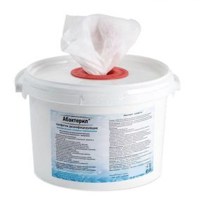 Салфетки в ведре "Абактерил" 200 шт