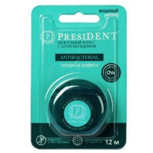 Нить межзубная с хлоргексидином арт.203