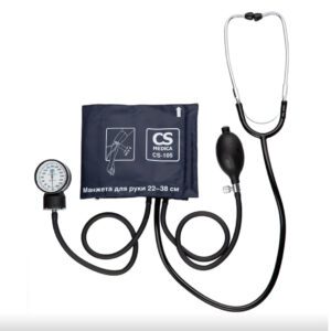 Тонометр механический со встроенным фонендоскопом CS-105