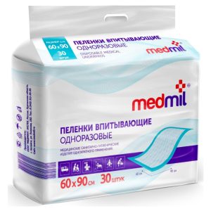 Пеленки одноразовые Medmil optima, 60*90