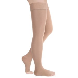 Чулки компрессионные с открытым носком Luomma Idealista SV-393W, 1 класс