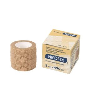 Бинт самофиксирующийся эластичный нестерильный на нетканой основе Band-N, 5*450 см