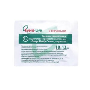 Салфетка кровоостанавливающая 13*18 cм Эверс Лайф-Гемо