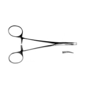 Зажим для остановки крови "Москито", изогнутый З-62-2