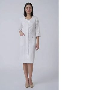 Халат медицинский женский 3-065 3/4