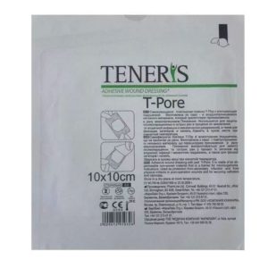 Повязка пластырного типа на нетканной основе Teneris T-Pore, 10*10 см
