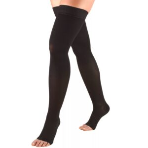 Чулки компрессионные с открытым носком Luomma Idealista Long ID-310, 1 класс