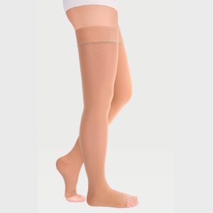 Чулки компрессионные с открытым носком Luomma Idealista Normal ID-310W, 1 класс