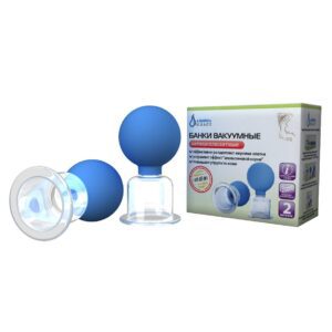 Банки ваккумные полимерно-стеклянные терапевтические Альпина Пласт №2 БВ-01-АП-2