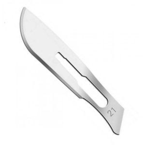 Лезвие для скальпеля из углеродистой стали №21 Ensent