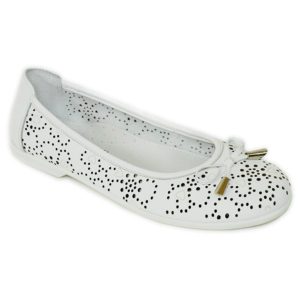 Туфли летние, белые с перфорацией, арт. 46677-26