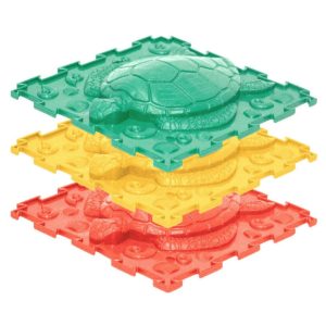 Коврик модульный жесткий "Ортодон Черепашка" 3 пазла