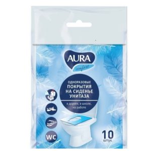 Покрытие на сидение унитаза одноразовое