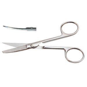 Ножницы с одним острым концом,изогнутые Н-3-1