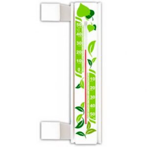 Термометр бытовой оконный, крепление липучка "Солнечный зонтик" исп.3