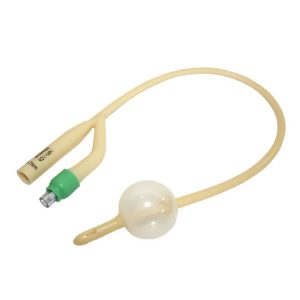 Катетер Фолея двухходовой латексный с силиконовым покрытием Ch/Fr 16