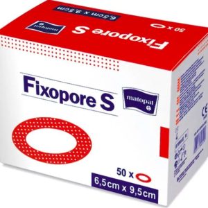 Повязка стерильная Matopat Fixopore S 6,5см*9,5 см (овальная на нетканой основе)