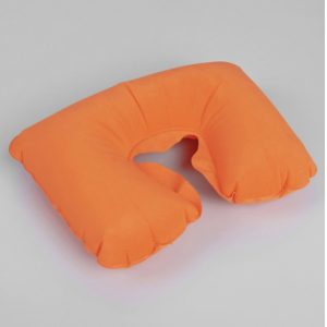 Подушка-воротник надувная оранжевая 135633
