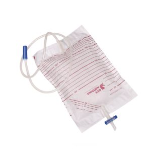 Мочеприемник одноразовый стерильный с прямым краном, 2000 мл