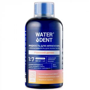 Жидкость для ирригатора отбеливающая с солью Waterdent