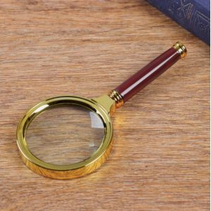 Лупа классическая в золотой оправе 6х, d=7 см Мастер К. 1354081