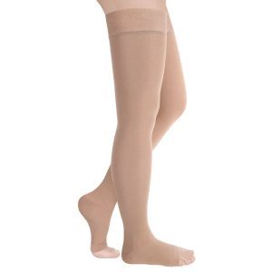 Чулки компрессионные с открытым носком Luomma Idealista SV-393, 1 класс