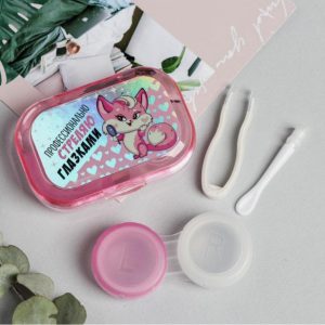 Контейнер для линз в наборе "Киса" 4999549