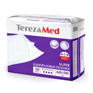 Пеленки одноразовые TerezaMed Super 60*90, №30