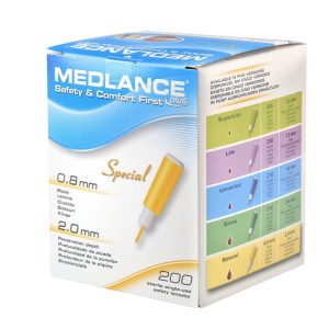 Ланцеты 0,8 мм *2 мм Medlance Plus Спешиал