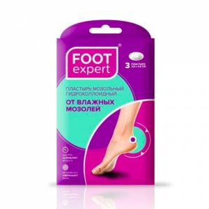 Пластырь FOOT EXPERT от влажных мозолей 2*6 см