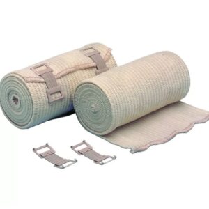 Бинт эластичный средней растяжимости с застежкой ИНТЕКС ИСР-2,5м*8 см