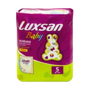 Пеленки одноразовые детские с рисунком Baby, 60*60 см