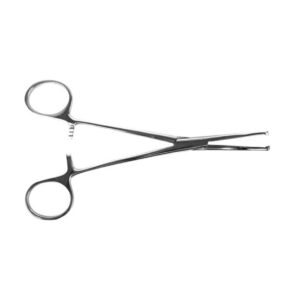 Зажим для остановки крови, одно- и двузубый зубчатый прямой З-21 №1