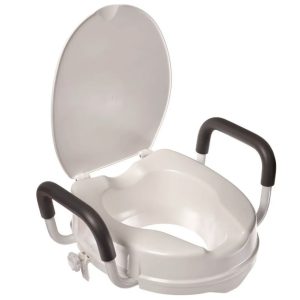 Сиденье для унитаза c поручнями и крышкой KZ 0934