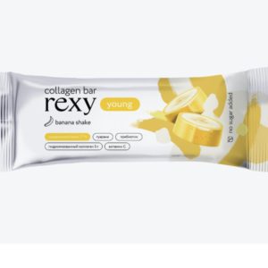 Батончик с коллагеном "Банановый шейк" Rexy young