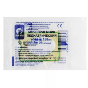 Мочеприемник педиатрический, 100 мл