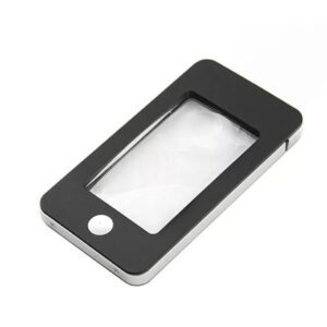 Лупа карманная iPhone с 4 LED-подсветкой