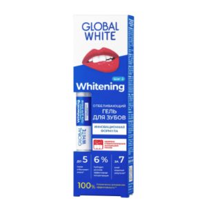 Гель отбеливающий для зубов GLOBAL WHITE 6%