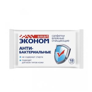 Влажные салфетки антибактериальные "Smart Эконом"