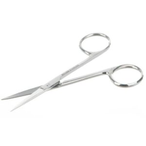 Ножницы для кожи зауженные лезвие, длина лезвия 25 мм