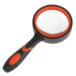 Лупа "Классика" корпус резина 2х-цветная 10х, d=5 см