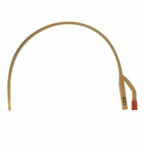 Катетер Фолея двухходовой латексный с силиконовым покрытием Ch/Fr 26