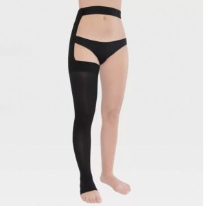 Чулки компрессионные с открытым носком Luomma Idealista ID-330R Long, 1 класс