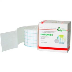 Пластырь на нетканной основе "Крупофикс", 5*10 см