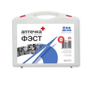 Аптечка первой помощи работникам (футляр) "Фэст"