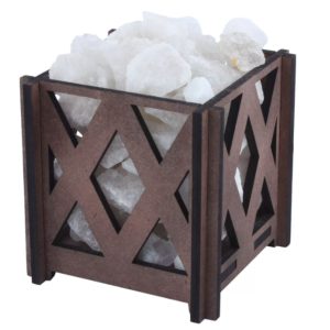 Светильник соляной "Корзина" (большая ромб) 2-3 кг