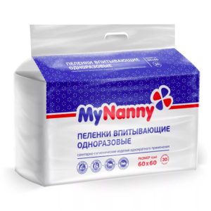 Пеленки одноразовые My Nanny 60*60