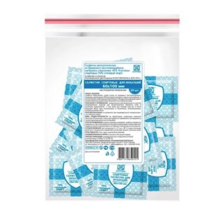 Салфетка антисептическая спиртовая 60*10 см Авангард