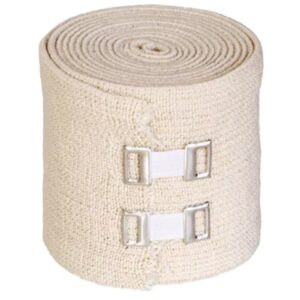 Бинт эластичный средней растяжимости с застежкой ИНТЕКС ИСР-4,5м*8см